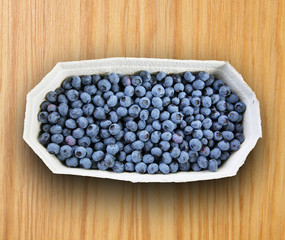 Reife und saftige Heidelbeeren