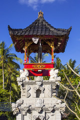 Obraz premium a small temple for good spirits, Nusa Penida, Indonesia