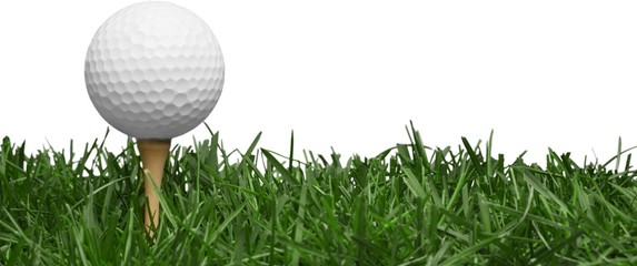 Golf, Grass, Golf Ball.