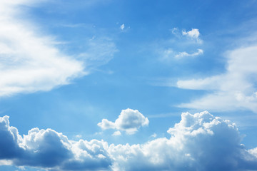 Obraz premium Clouds in the sky with the imagination of a child. 