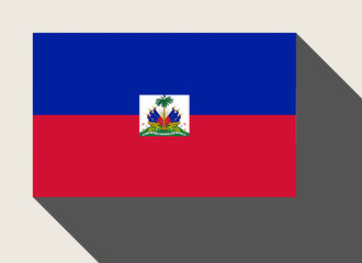 Naklejka premium Haiti flag