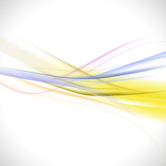 Naklejka premium abstract elegant colorful curve background, vector illustration