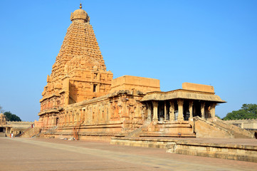 Brihadeeswarar Temple in Thanjavur,India