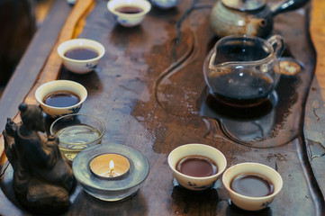 Obraz na płótnie Canvas Сhinese tea ceremony