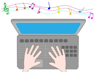 コンピューターで音楽を楽しむ