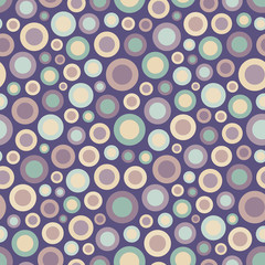 Seamless festive background from circles.  Vector Illustration.