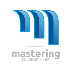 Logo letter vectorial m icon symbol