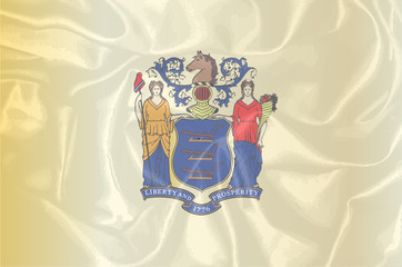 New Jersey Silk Flag