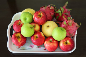 fruits in fruite tray