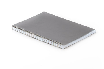 notebook isolated on white background