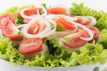 Fresh vegetables salad