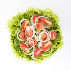 Fresh vegetables salad