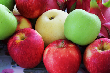 fruit in a plastic tray