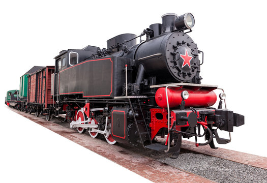 vintage,big, steam train