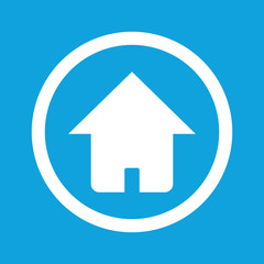 Home sign icon