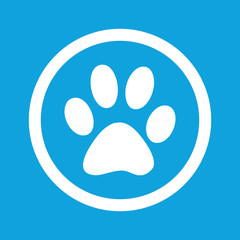 Paw sign icon
