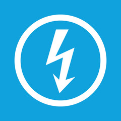 Voltage sign icon