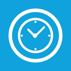 Clock sign icon