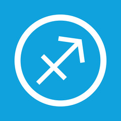 Sagittarius sign icon