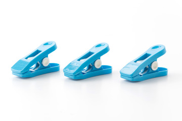 clothespin isolated on white background