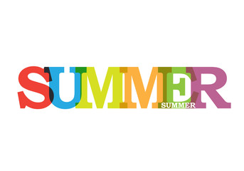 summer calligraphy color transparent	