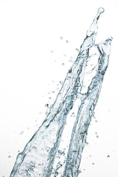 water splashing in the air