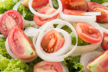 Fresh vegetables salad