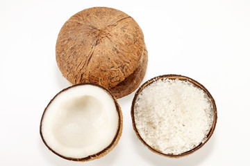 Coconut isolated on white Background