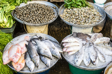 Fish stalls