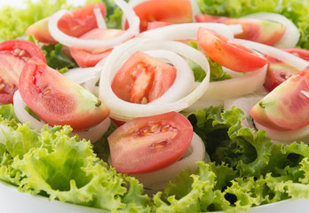 Fresh vegetables salad