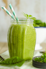 Smoothie mit Spinat