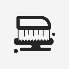 cleaning brush icon