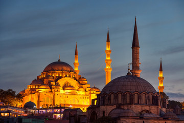 Fototapeta na wymiar Suleymaniye Mosque Istanbul
