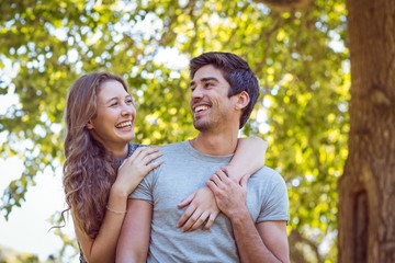 Fototapeta premium Cute couple in the park