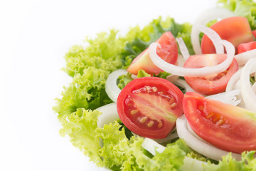 Fresh vegetables salad