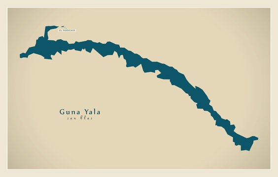Modern Map - Guna Yala PA