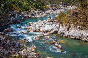 Naklejka premium Mountain river