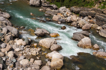 Fototapeta na wymiar Mountain river