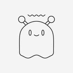 Space Alien line icon