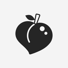 fruits peach icon