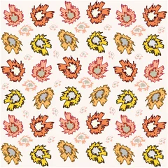 coloured flowers, gelb, braun © MTaitas