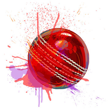 Cricket Ball
All elements are in separate layers and grouped.