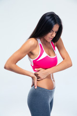 Fototapeta premium Woman with side pain