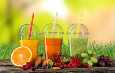 Fresh juice mix fruit