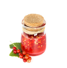 Red current hand made tasty jam