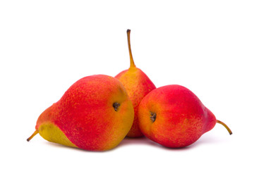 Fresh red pears