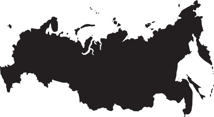 Mapa Rosji  © tidusina