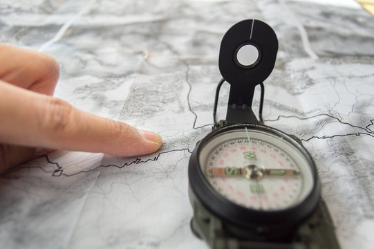 planning the route of hiking