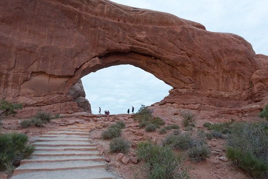 Fototapeta North Window im Arches Nationalpark