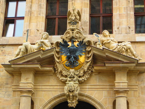 Adlerwappen Rathausportal Nürnberg